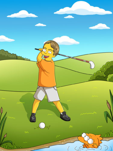 Custom Simpsons Portrait photo review