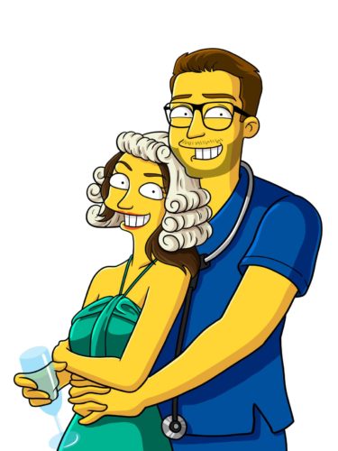 Custom Simpsons Portrait photo review