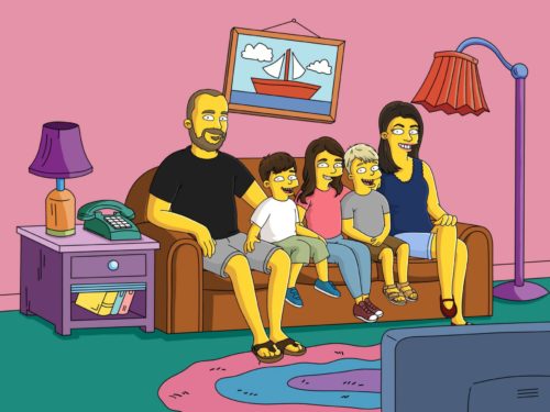 Custom Simpsons Portrait photo review