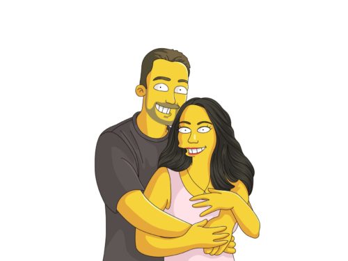 Custom Simpsons Portrait photo review