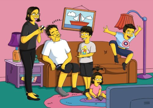 Custom Simpsons Portrait photo review