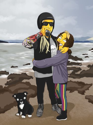 Custom Simpsons Portrait photo review