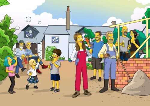 Custom Simpsons Portrait photo review