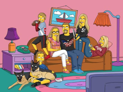 Custom Simpsons Portrait photo review