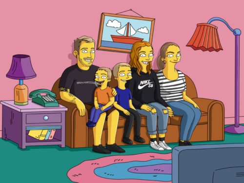 Custom Simpsons Portrait photo review