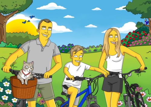 Custom Simpsons Portrait photo review