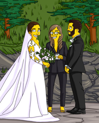 Custom Simpsons Portrait photo review