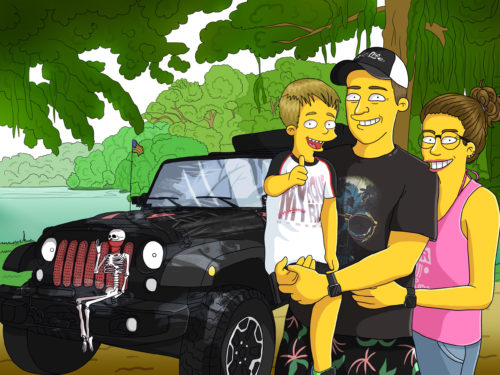 Custom Simpsons Portrait photo review