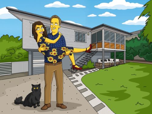 Custom Simpsons Portrait photo review