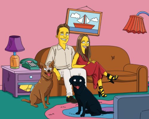 Custom Simpsons Portrait photo review