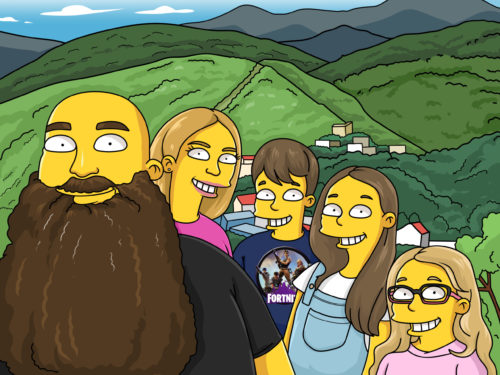 Custom Simpsons Portrait photo review