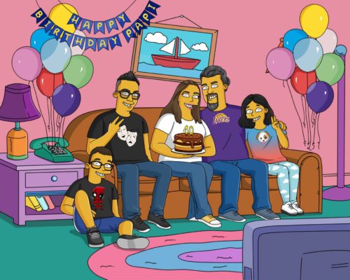 Custom Simpsons Portrait photo review