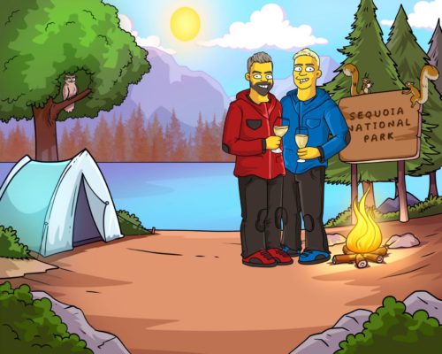 Custom Simpsons Portrait photo review