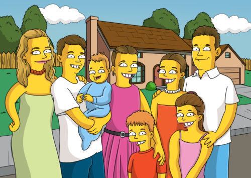 Custom Simpsons Portrait photo review