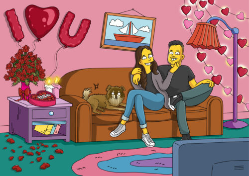 Custom Simpsons Portrait photo review