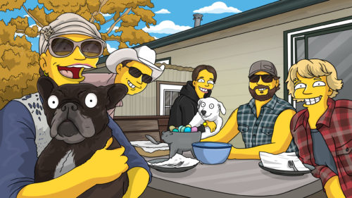 Custom Simpsons Portrait photo review