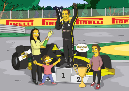 Custom Simpsons Portrait photo review