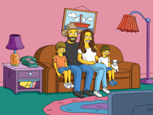 Custom Simpsons Portrait photo review
