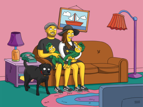 Custom Simpsons Portrait photo review