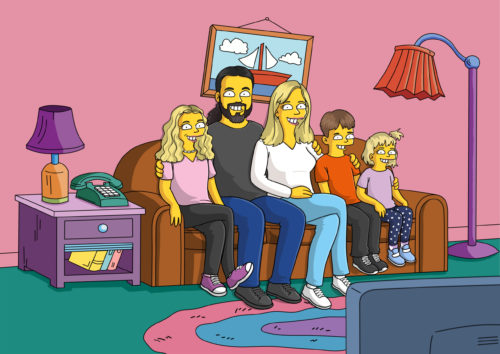 Custom Simpsons Portrait photo review