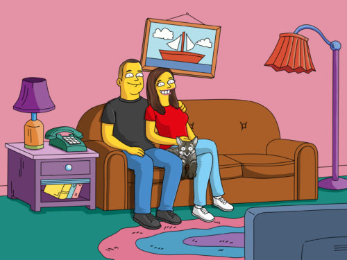 Custom Simpsons Portrait photo review