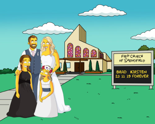 Custom Simpsons Portrait photo review