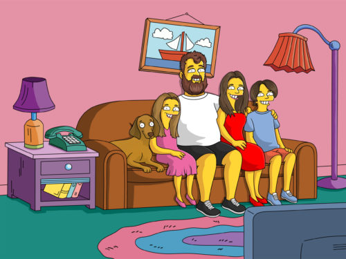Custom Simpsons Portrait photo review