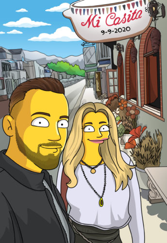 Custom Simpsons Portrait photo review