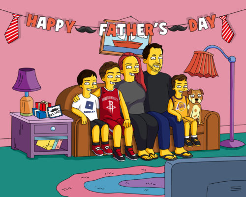 Custom Simpsons Portrait photo review