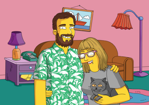 Custom Simpsons Portrait photo review
