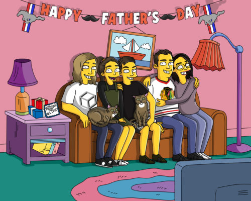 Custom Simpsons Portrait photo review
