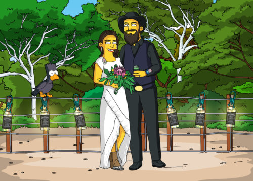 Custom Simpsons Portrait photo review