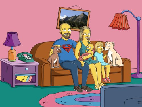 Custom Simpsons Portrait photo review