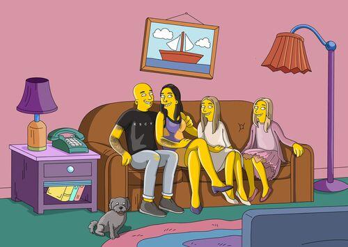 Custom Simpsons Portrait photo review