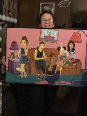Custom Simpsons Portrait photo review