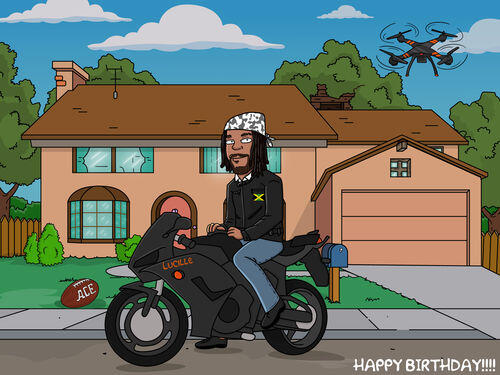 Custom Simpsons Portrait photo review