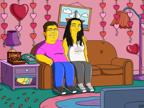 Custom Simpsons Portrait photo review