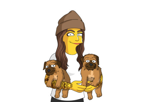 Custom Simpsons Portrait photo review