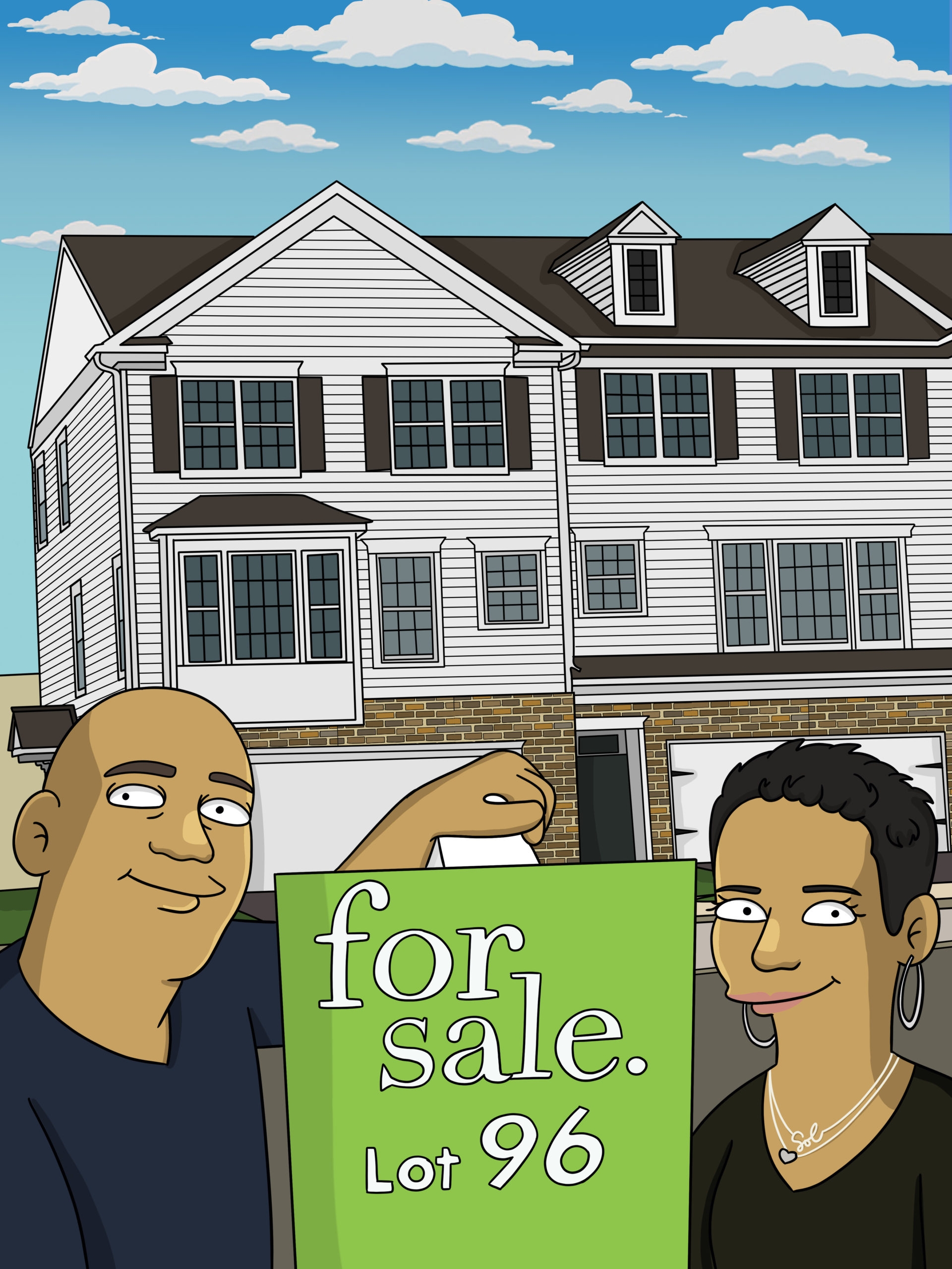 Custom Simpsons-style portrait ready to print and hang, quick-turnaround Art of Yellow review photo