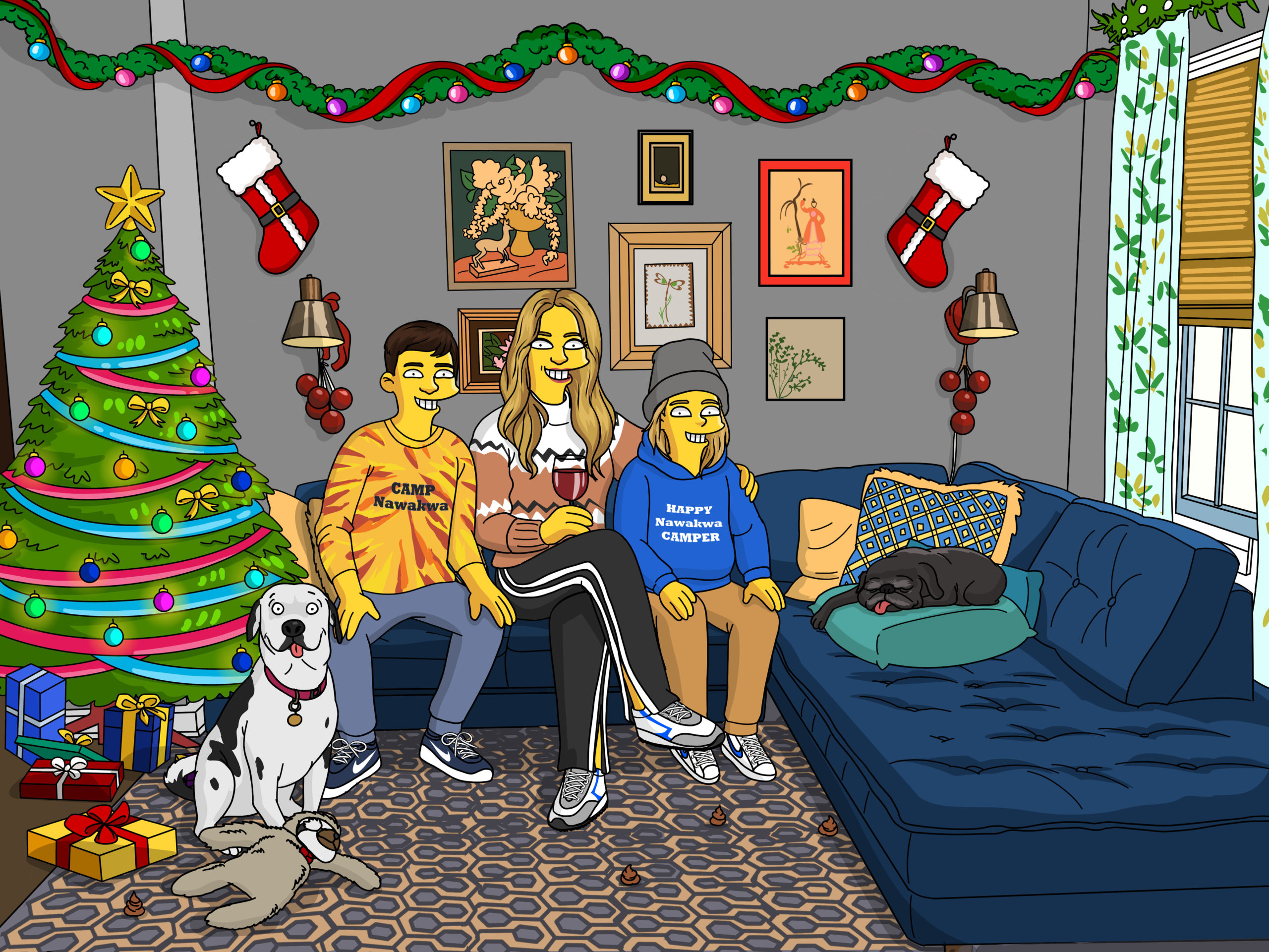 Custom Simpsons-style portrait drawn with careful personal details as a keepsake, Art of Yellow review