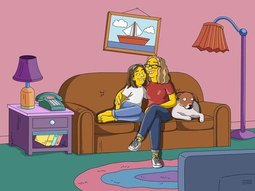 Custom Simpsons Portrait photo review