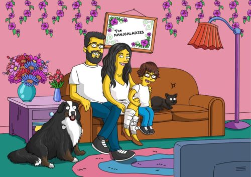 Custom Simpsons Portrait photo review
