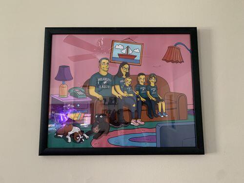 Custom Simpsons Portrait photo review