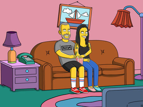 Custom Simpsons Portrait photo review
