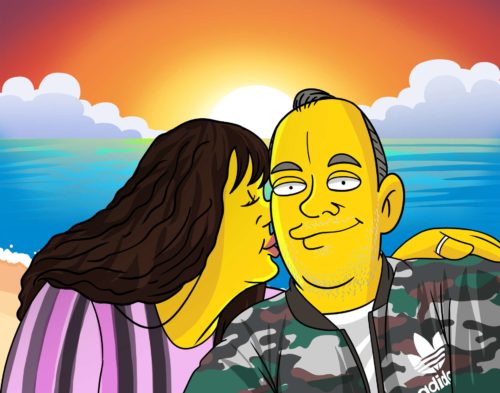Custom Simpsons Portrait photo review