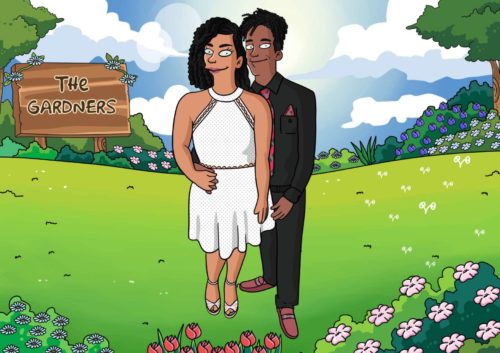 Custom Simpsons Portrait photo review