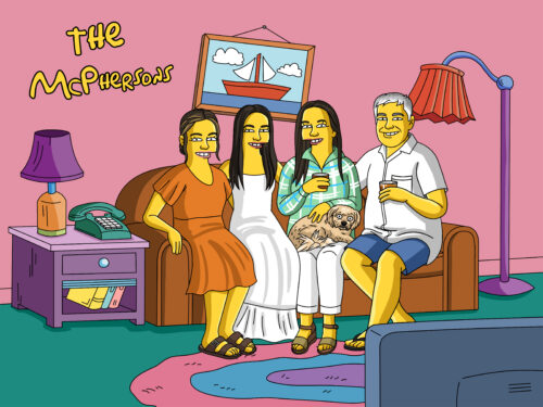 Custom Simpsons Portrait photo review