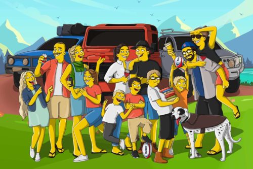 Custom Simpsons Portrait photo review