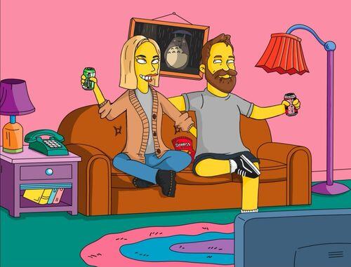 Custom Simpsons Portrait photo review