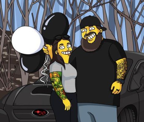 Custom Simpsons Portrait photo review